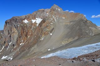 30 Cerro Ameghino Late Afternoon From Aconcagua Camp 2 5482m